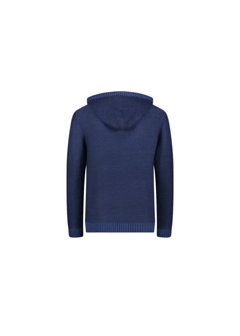 Cardigan con cappuccio e zip