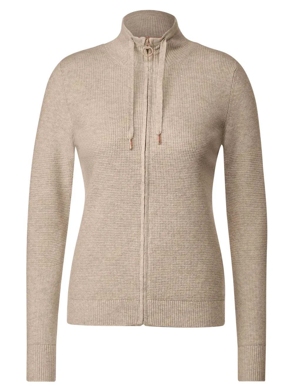 Cardigan Donna lungo beige