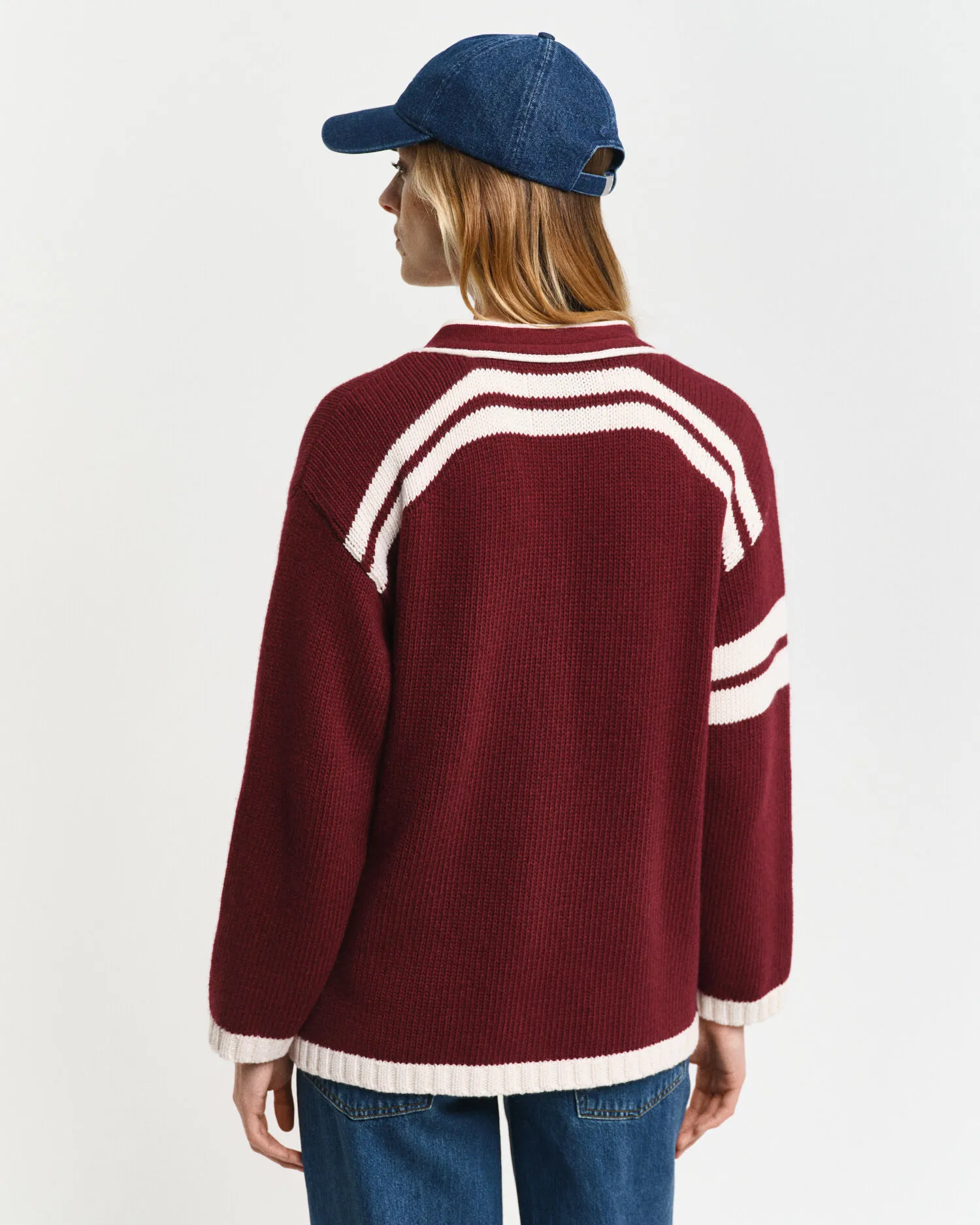 Cardigan GANT Varsity con scollo a V    