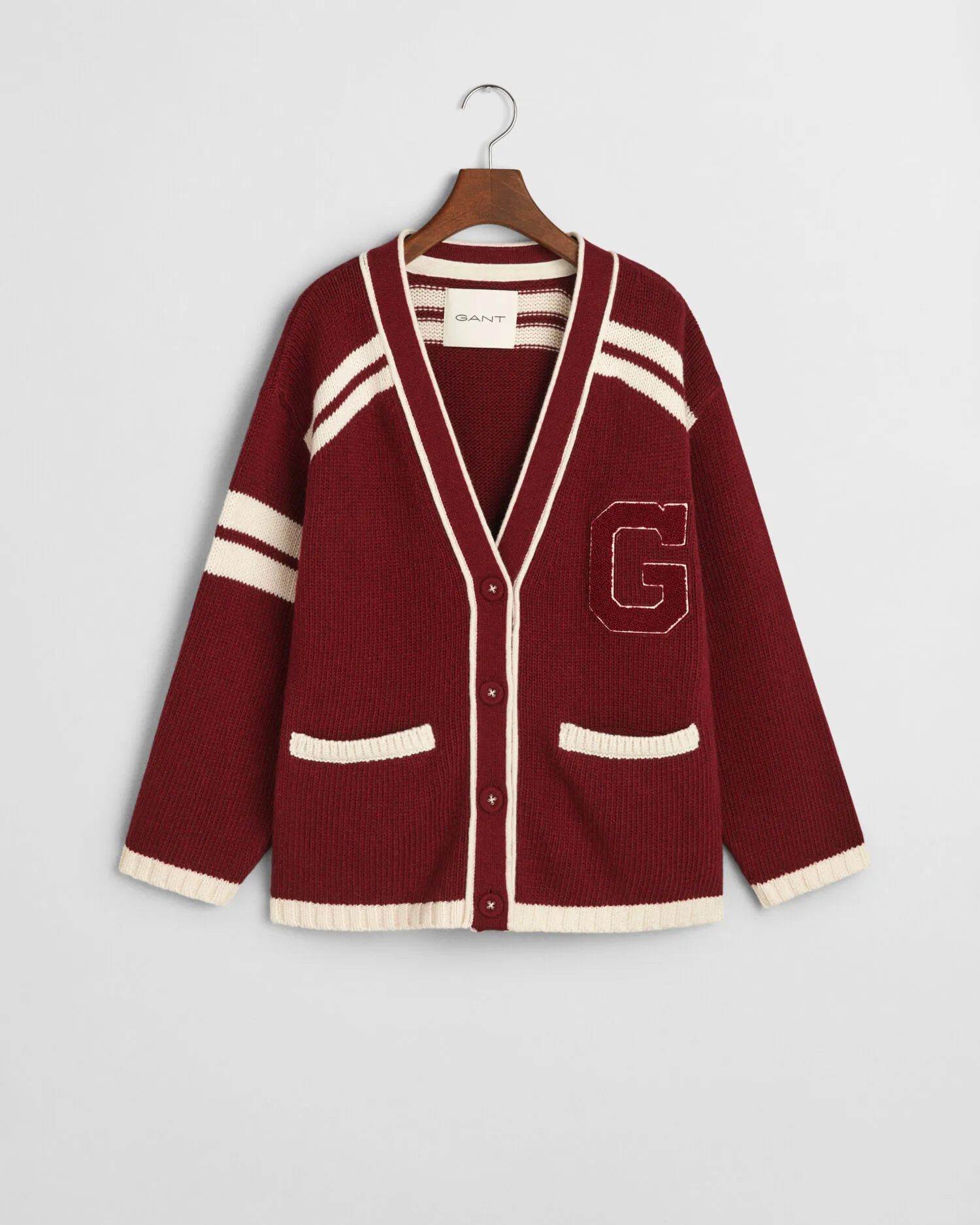 Cardigan GANT Varsity con scollo a V    