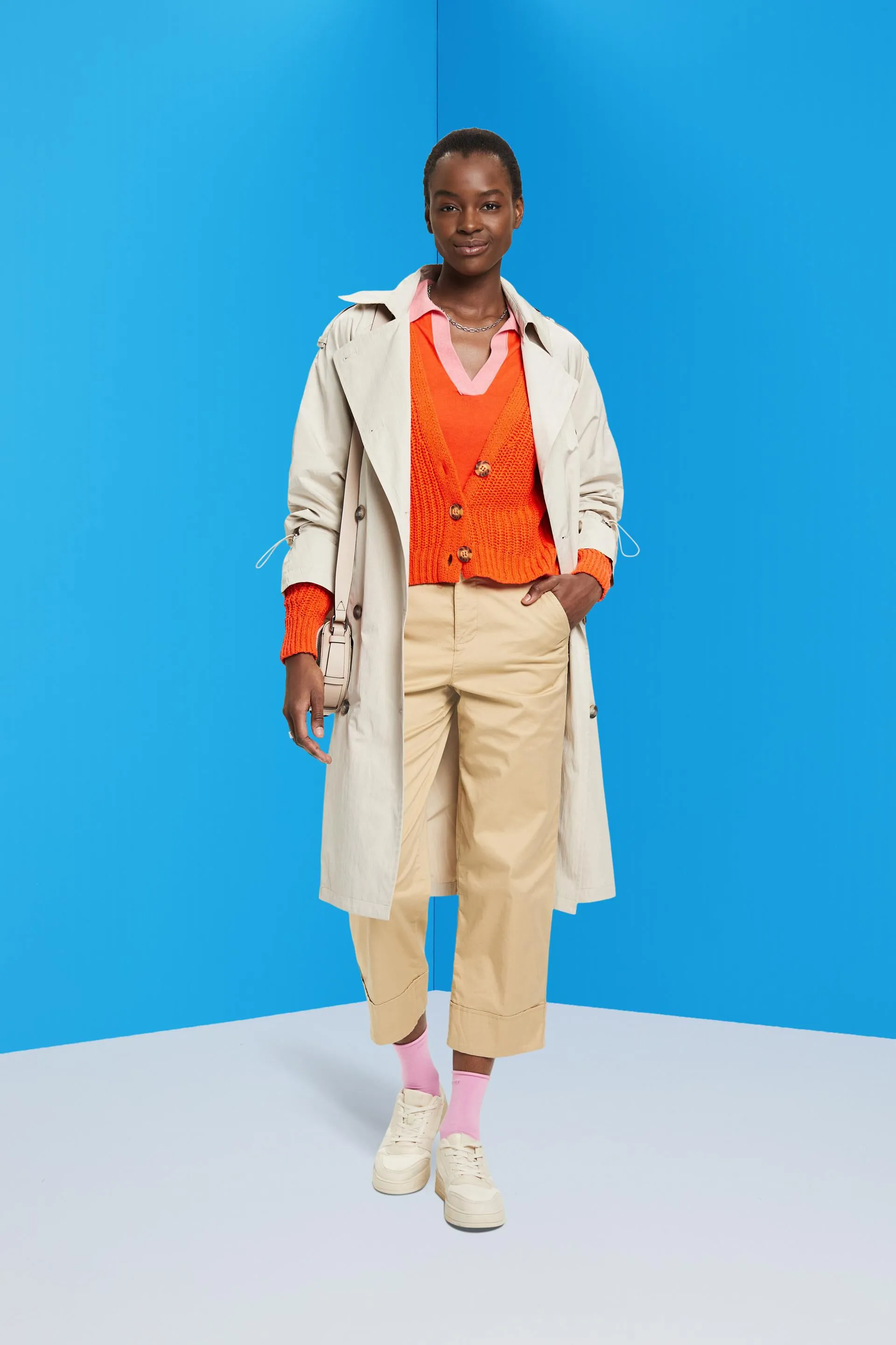 Cardigan in maglia larga