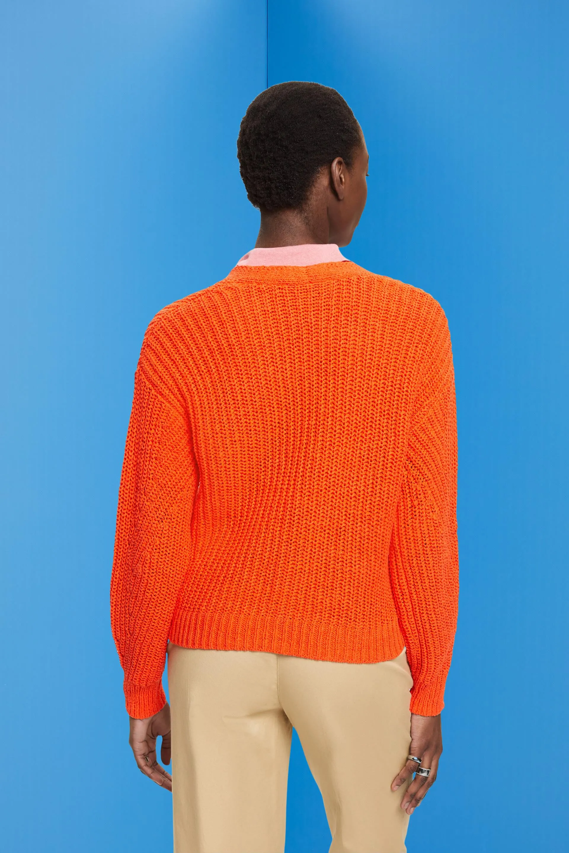 Cardigan in maglia larga