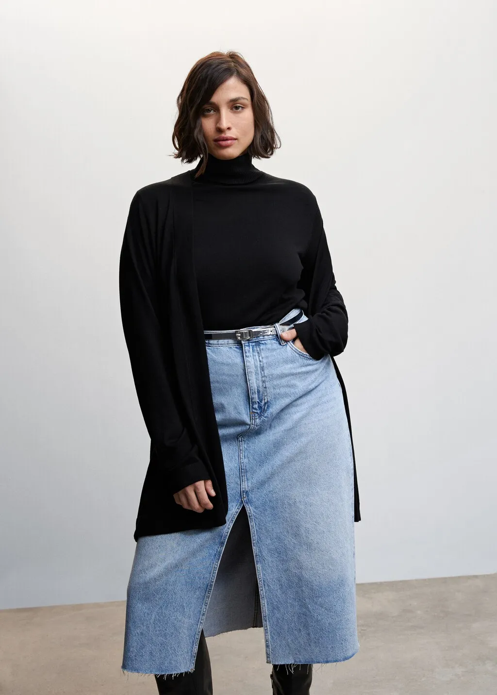 Cardigan maglia sottile