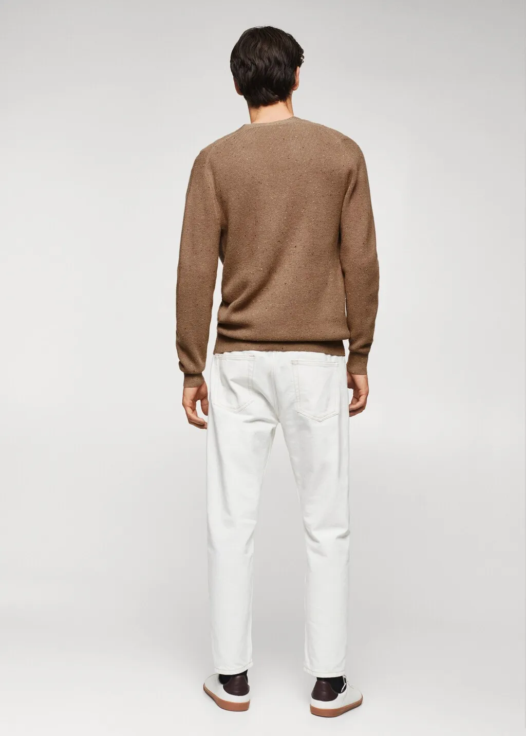Cardigan melangiato strutturato