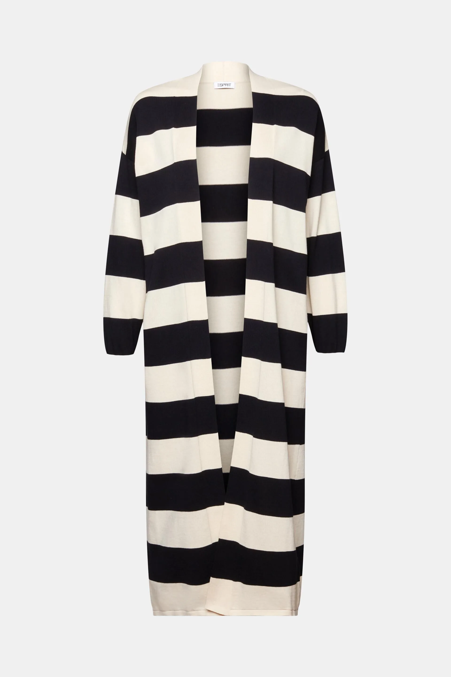 Cardigan midi a righe