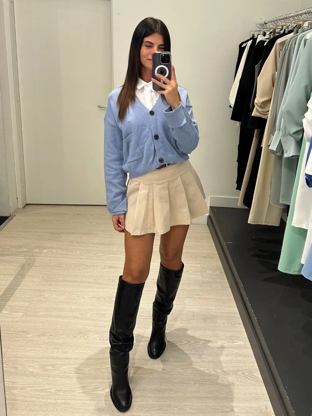 Cardigan over con tasche