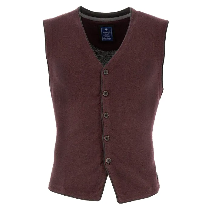 Cardigan senza maniche con pulsanti