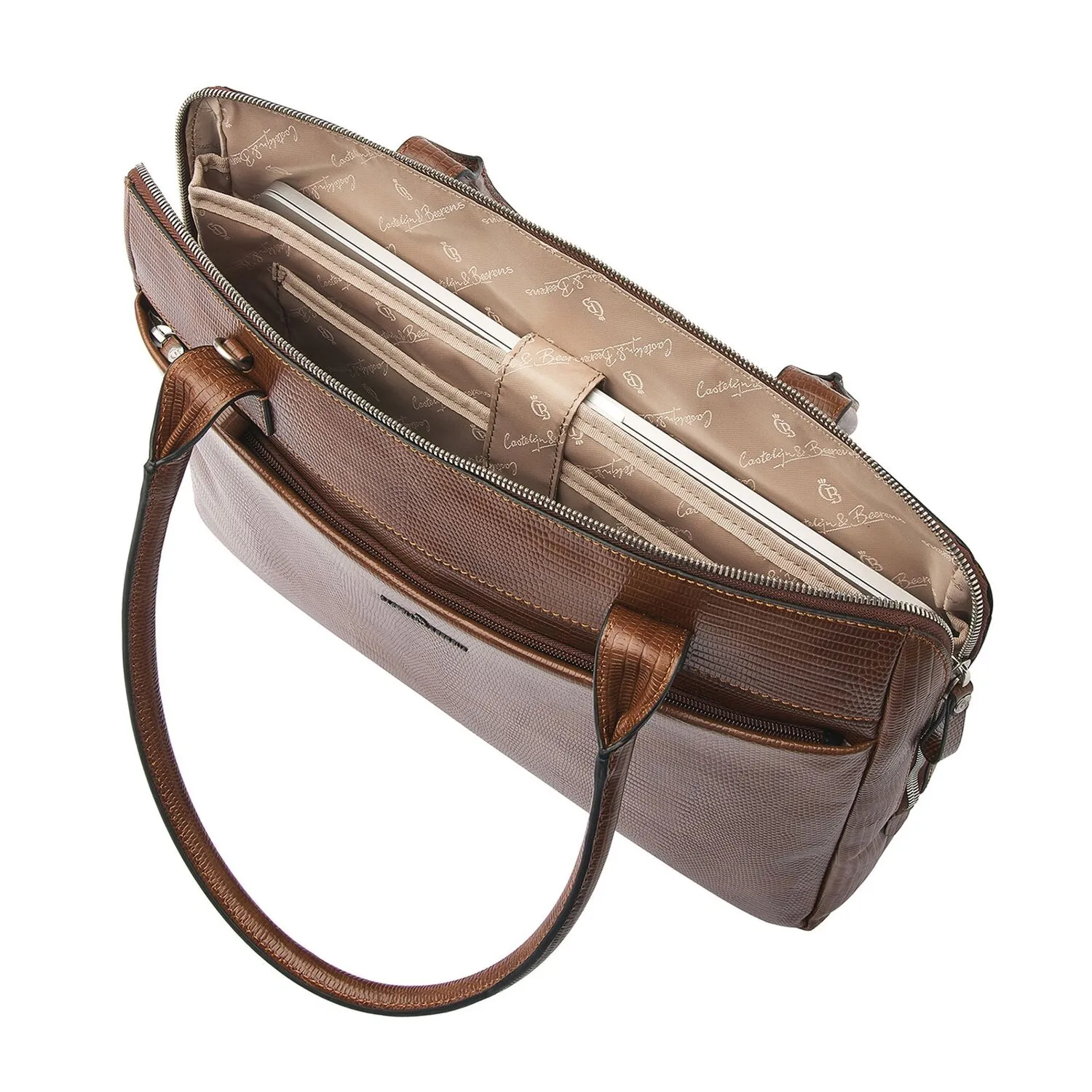 Castelijn & Beerens Vera Borsa a tracolla Protezione RFID Pelle 41 cm Scomparto per laptop