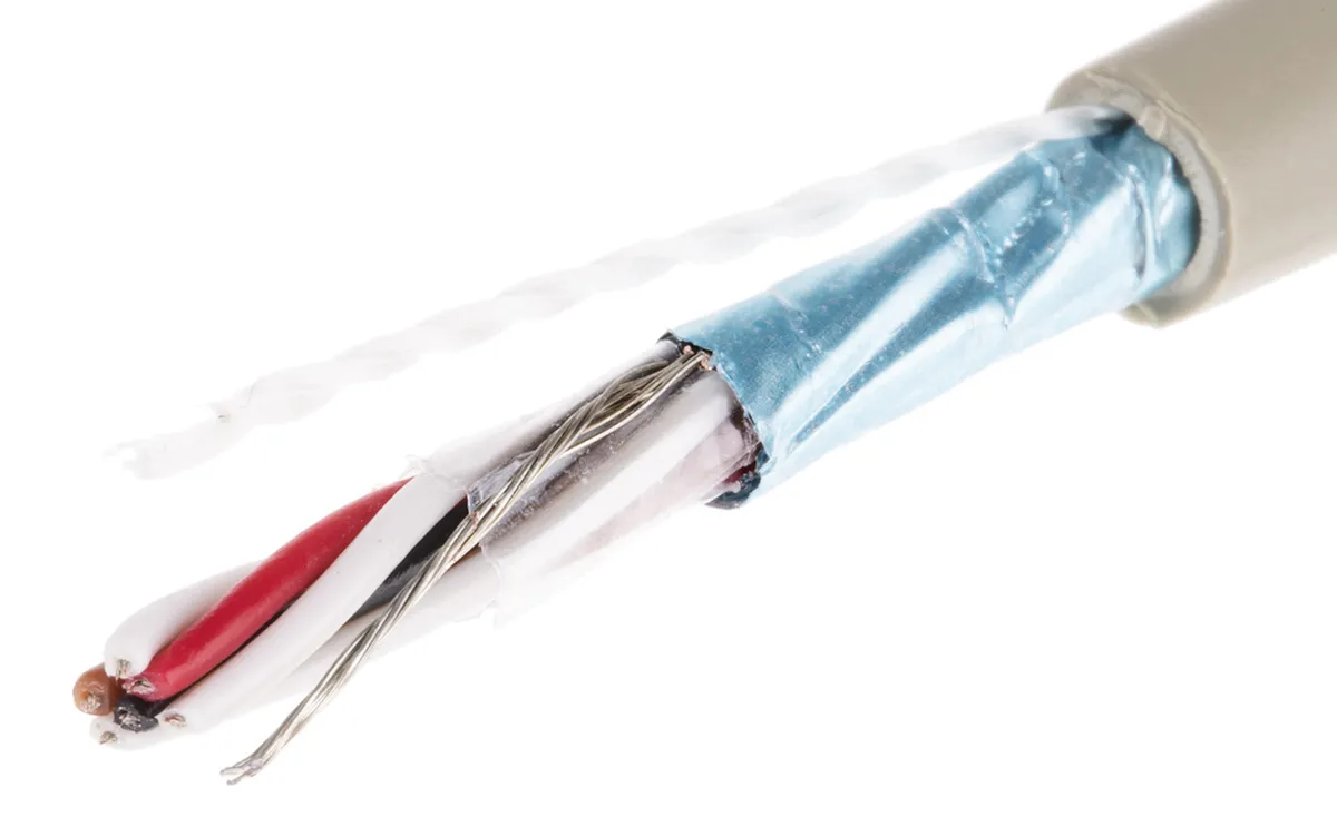 Cavo dati Alpha Wire Grigio, 3 coppie, 26 AWG, 300 V