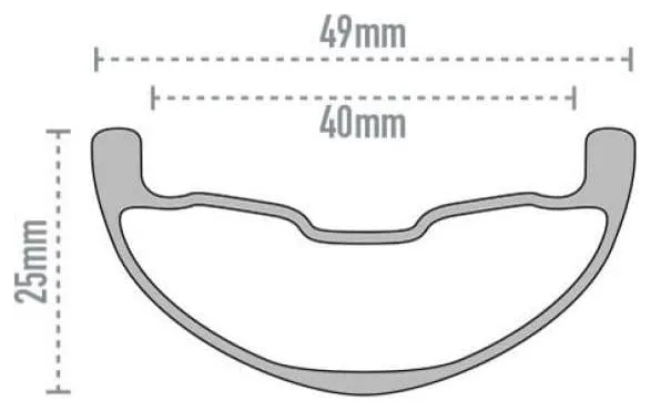 Cerchio Enve M640 Disc 27,5 '' nero
