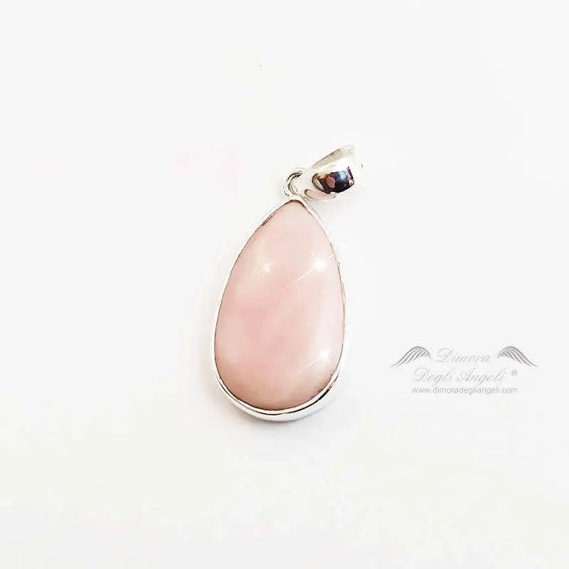 Ciondolo di Opale Rosa in Argento 2262