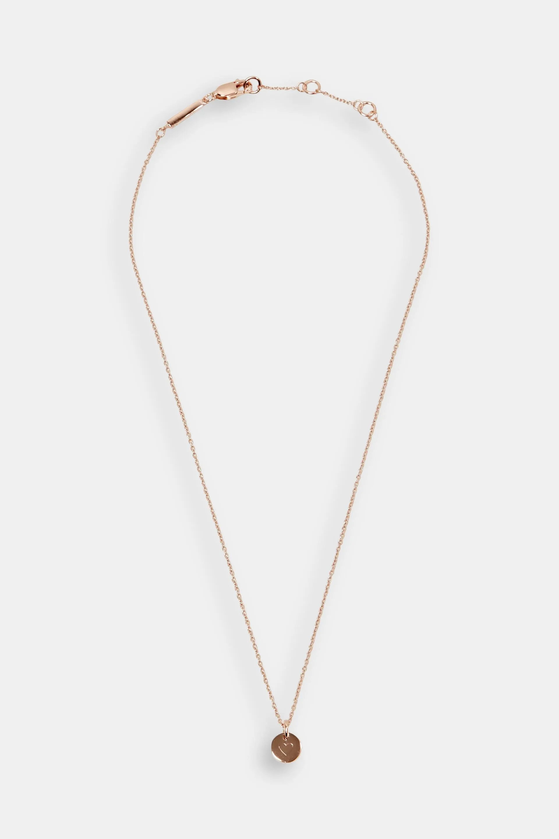 Collana con pendente inciso, argento sterling