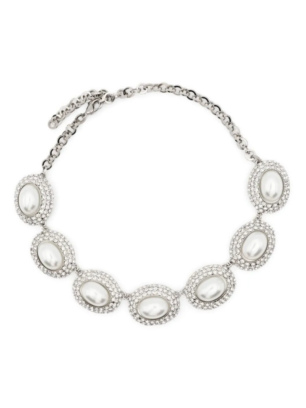 Collana con perle  in argento - donna