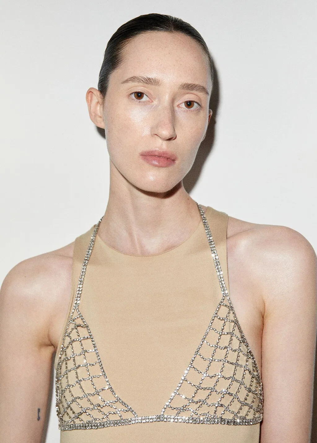 Collana corpo strass