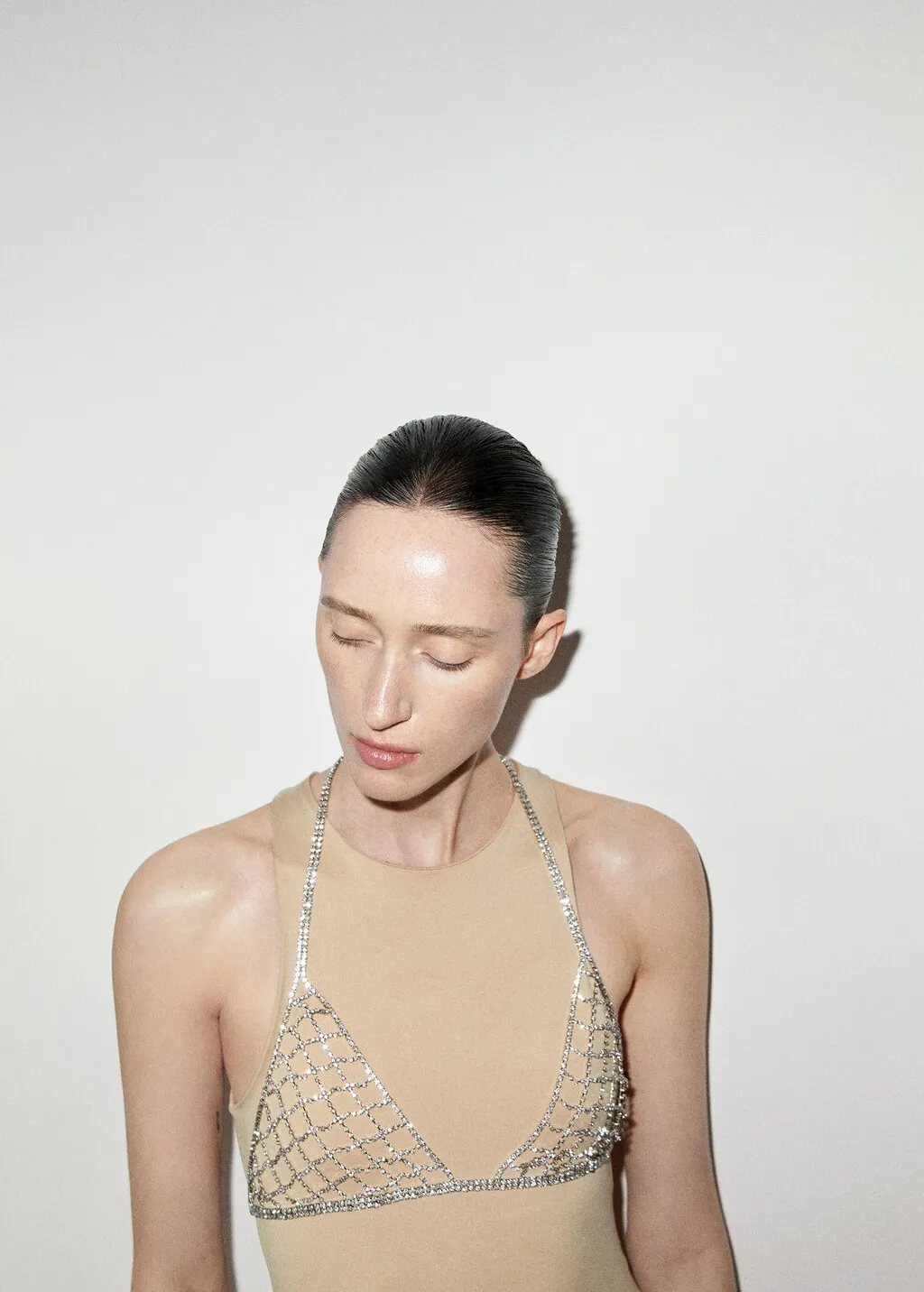 Collana corpo strass