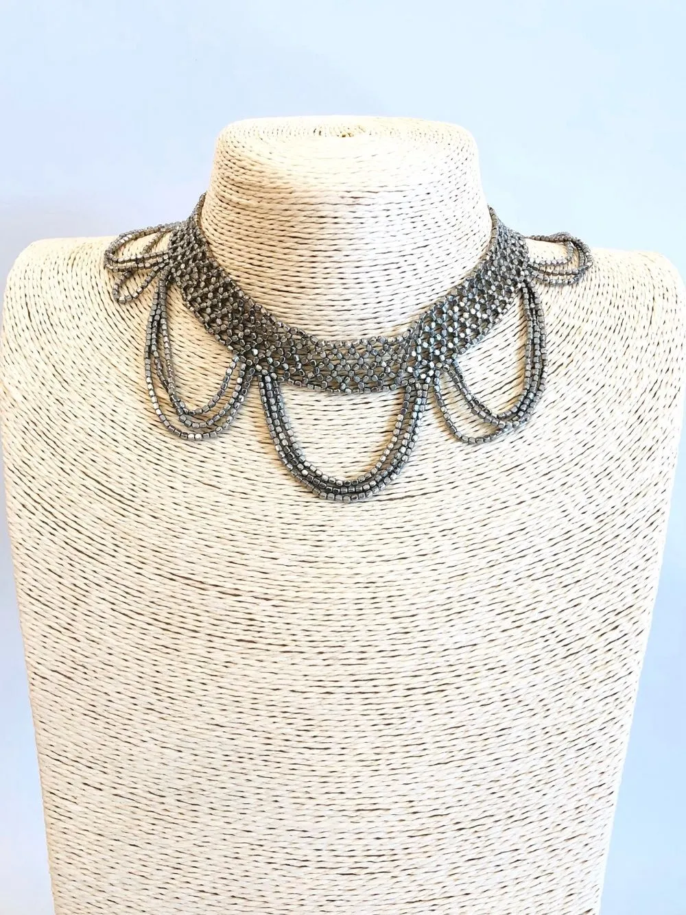 Collana girocollo perline