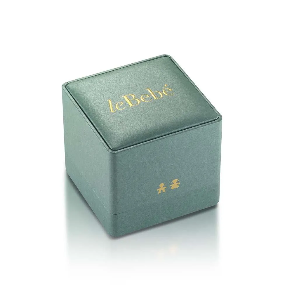Collana leBebe LBB505 catena oro rosa 9kt diamante stella cm 43