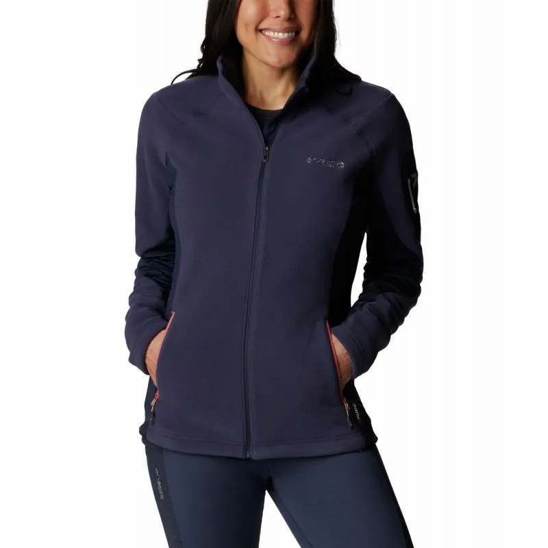 Columbia Giacca in pile con zip da donna Titan Pass 2.0 II (Nocturnal, Dark Nocturnal)