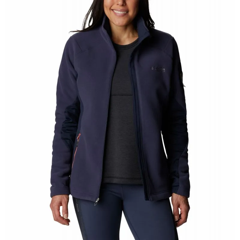 Columbia Giacca in pile con zip da donna Titan Pass 2.0 II (Nocturnal, Dark Nocturnal)