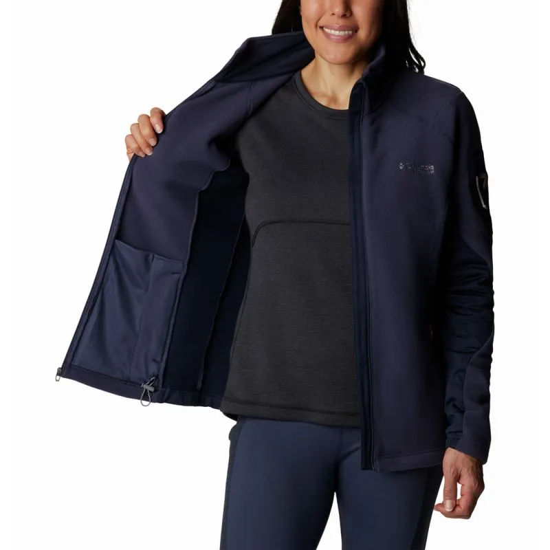 Columbia Giacca in pile con zip da donna Titan Pass 2.0 II (Nocturnal, Dark Nocturnal)