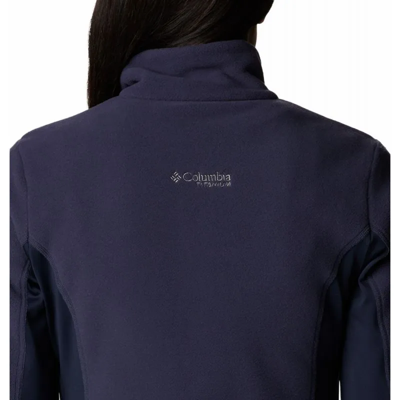 Columbia Giacca in pile con zip da donna Titan Pass 2.0 II (Nocturnal, Dark Nocturnal)