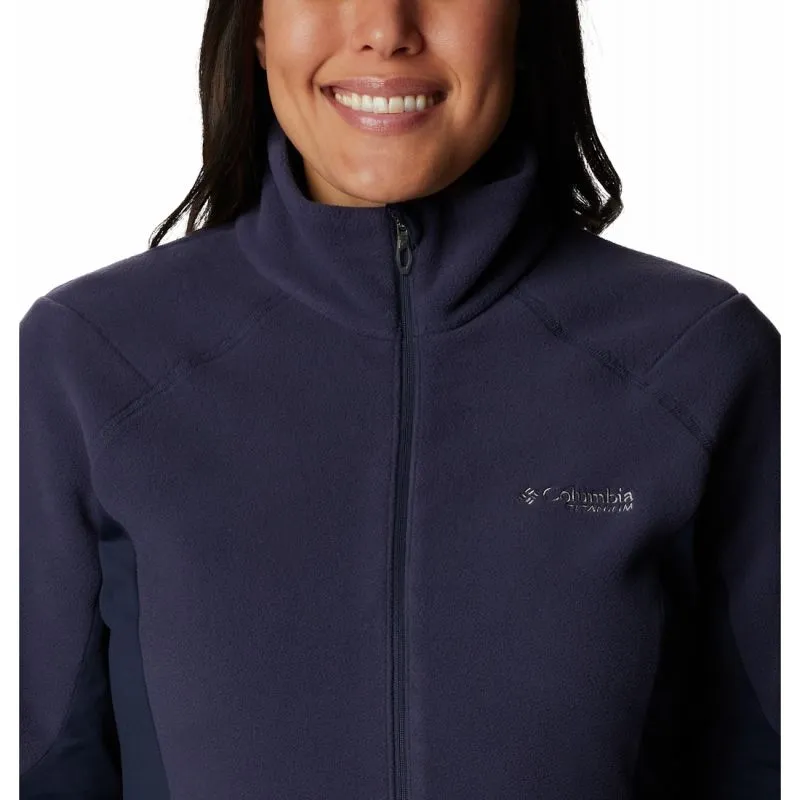 Columbia Giacca in pile con zip da donna Titan Pass 2.0 II (Nocturnal, Dark Nocturnal)