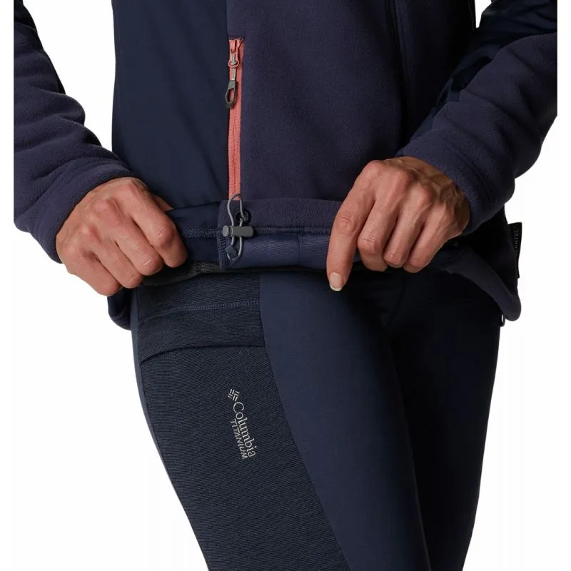 Columbia Giacca in pile con zip da donna Titan Pass 2.0 II (Nocturnal, Dark Nocturnal)
