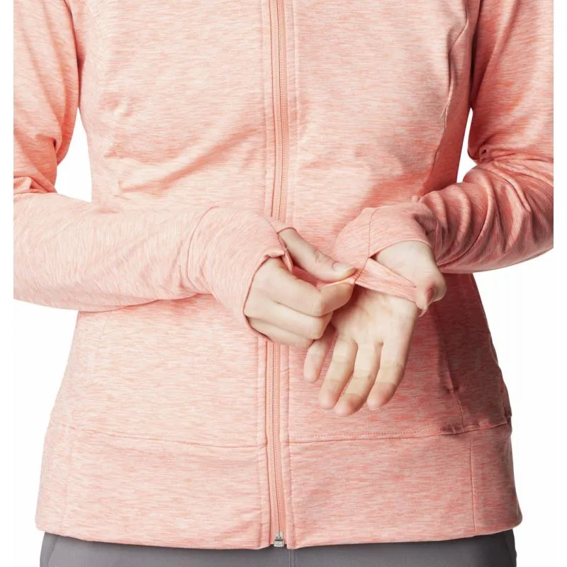 Columbia Giacca in pile con zip integrale Weekend Adventure EU (Summer Peach Heather) Donna