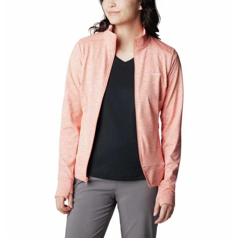 Columbia Giacca in pile con zip integrale Weekend Adventure EU (Summer Peach Heather) Donna