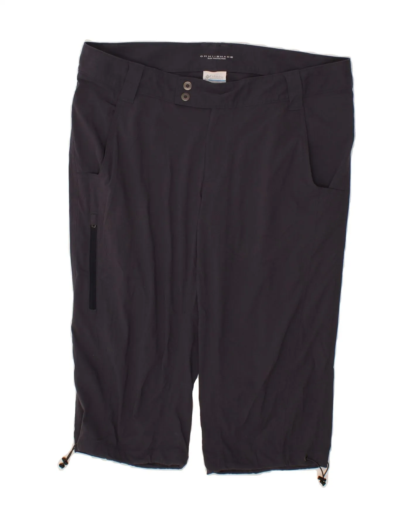 COLUMBIA Womens Omni-Shield Bermuda Shorts US 16 2XL W38  Navy Blue