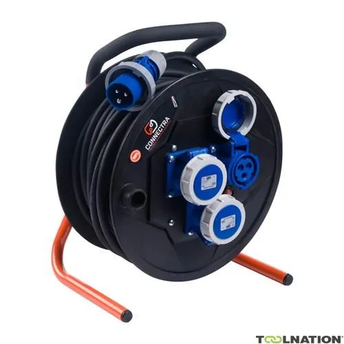 Connectra 47.041.35 Avvolgicavo KSR Pro CEE IP67 - 25m - H07RN-F - 3 G 2,5 mm²