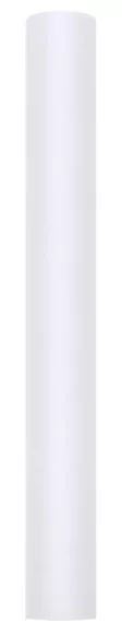 Corridore da tavolo bianco in tulle 50 cm x 9 m