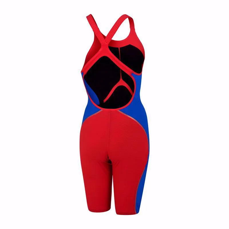 COSTUME DA GARA DONNA SPEEDO LZR INTENT OPBK KSKN AF ARANCIONE/BLU 8-11974 F777