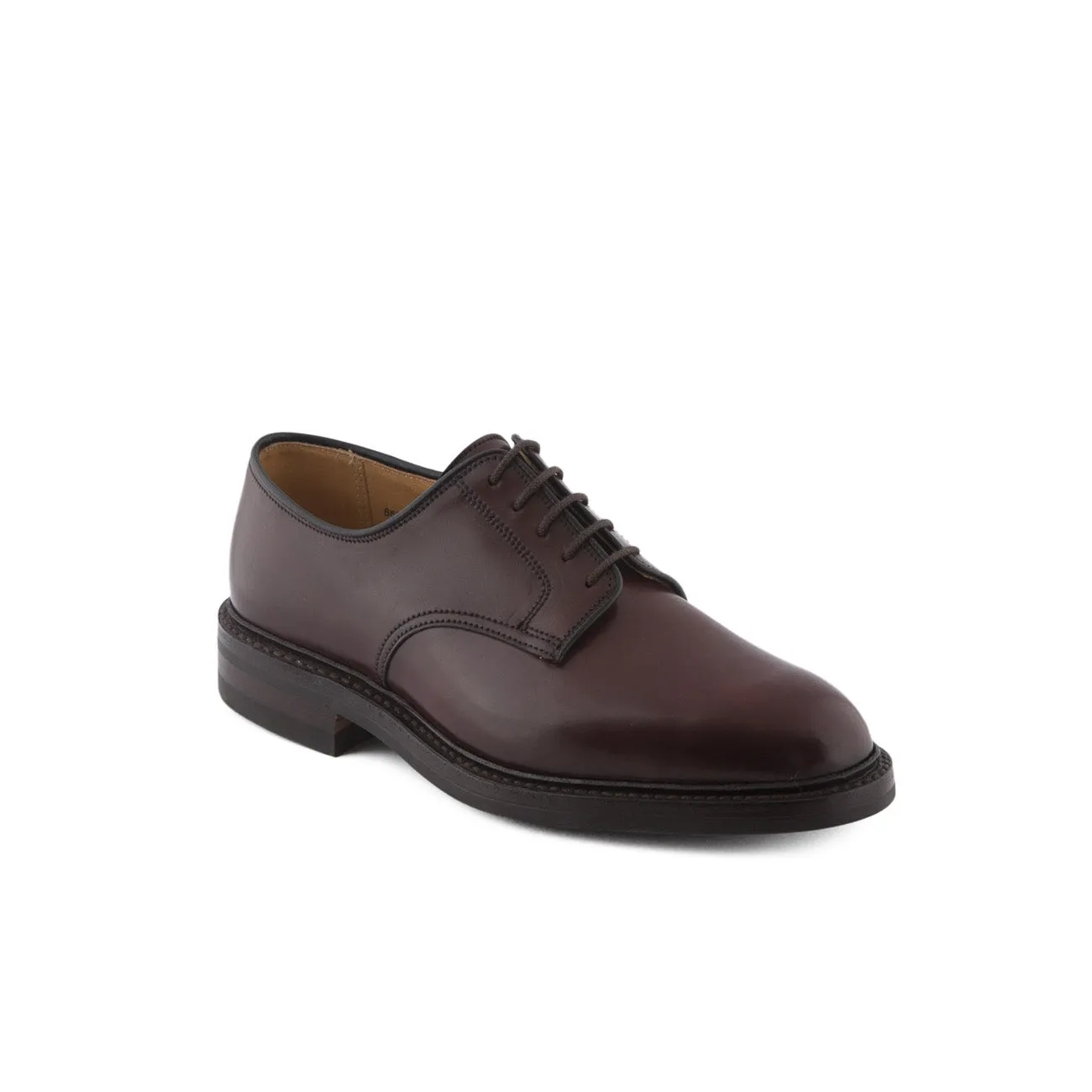 Crockett & Jones Stringata derby Crockett & Jones Grasmere in pelle di cavallo bordeaux