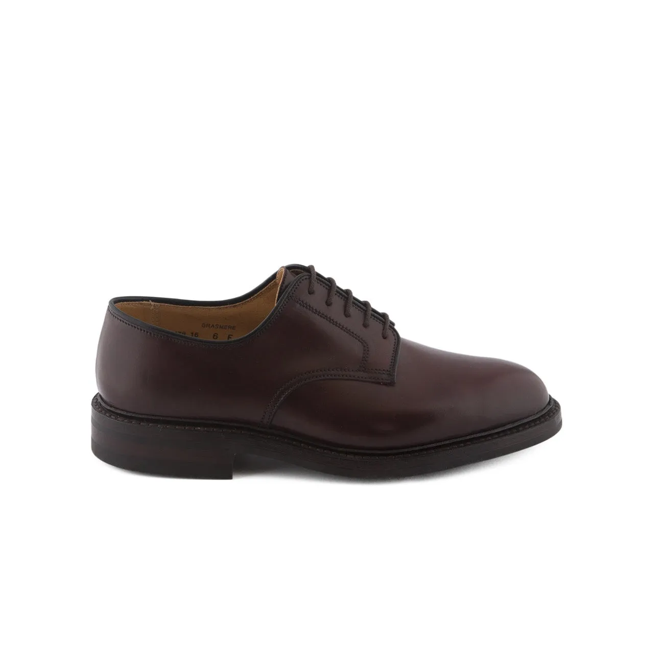 Crockett & Jones Stringata derby Crockett & Jones Grasmere in pelle di cavallo bordeaux