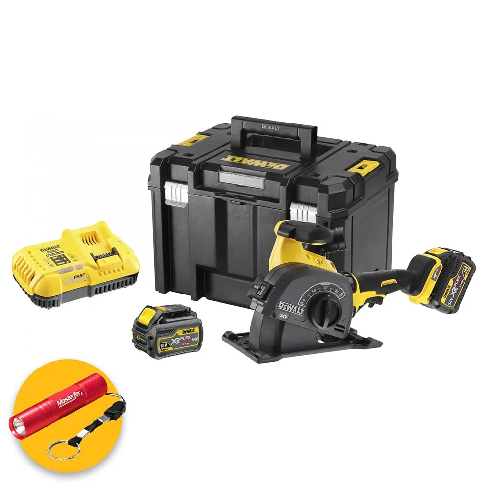 Dewalt DCG200T2-QW - Scanalatrice a batteria XR Flexvolt 54V - 2 x 6.0Ah
