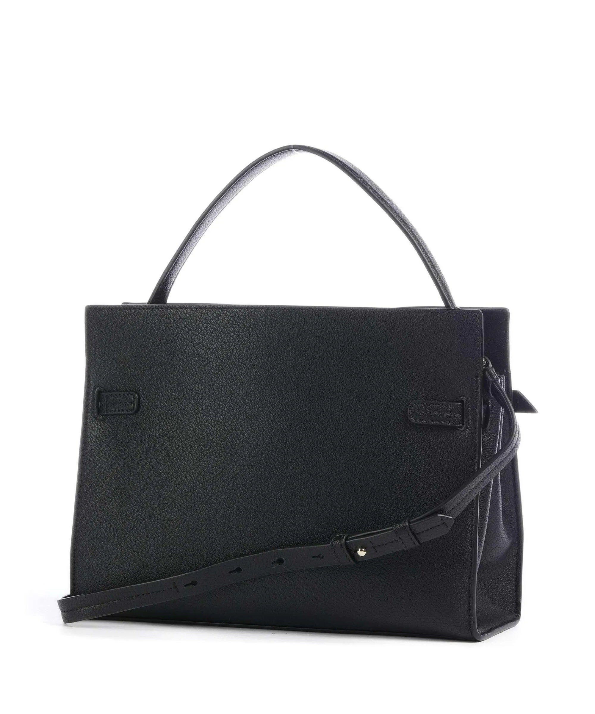  DKNY Bushwick Borsa a mano pelle di vacchetta grana nero  