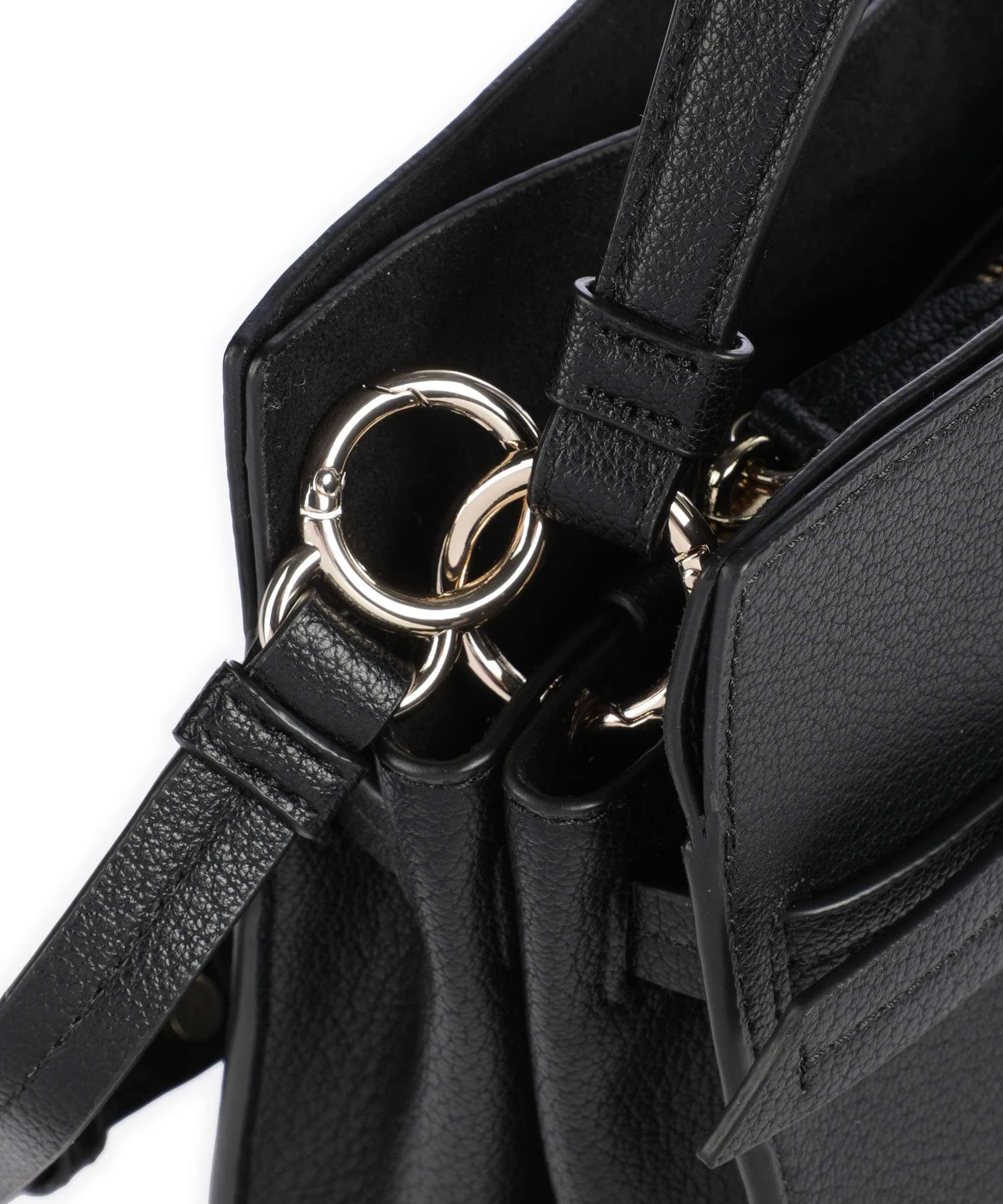  DKNY Bushwick Borsa a mano pelle di vacchetta grana nero  