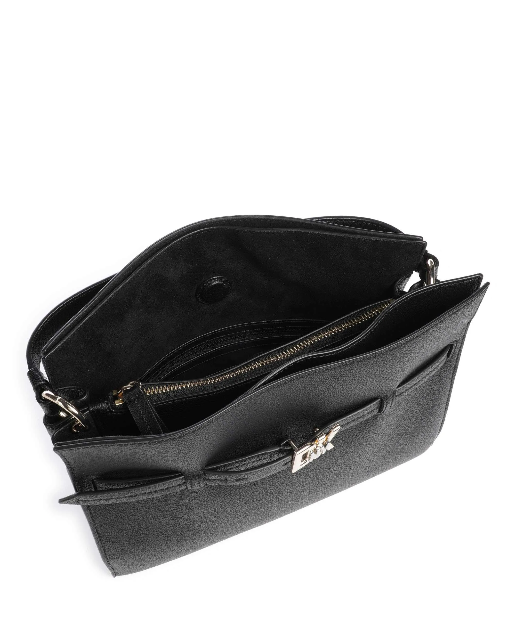  DKNY Bushwick Borsa a mano pelle di vacchetta grana nero  