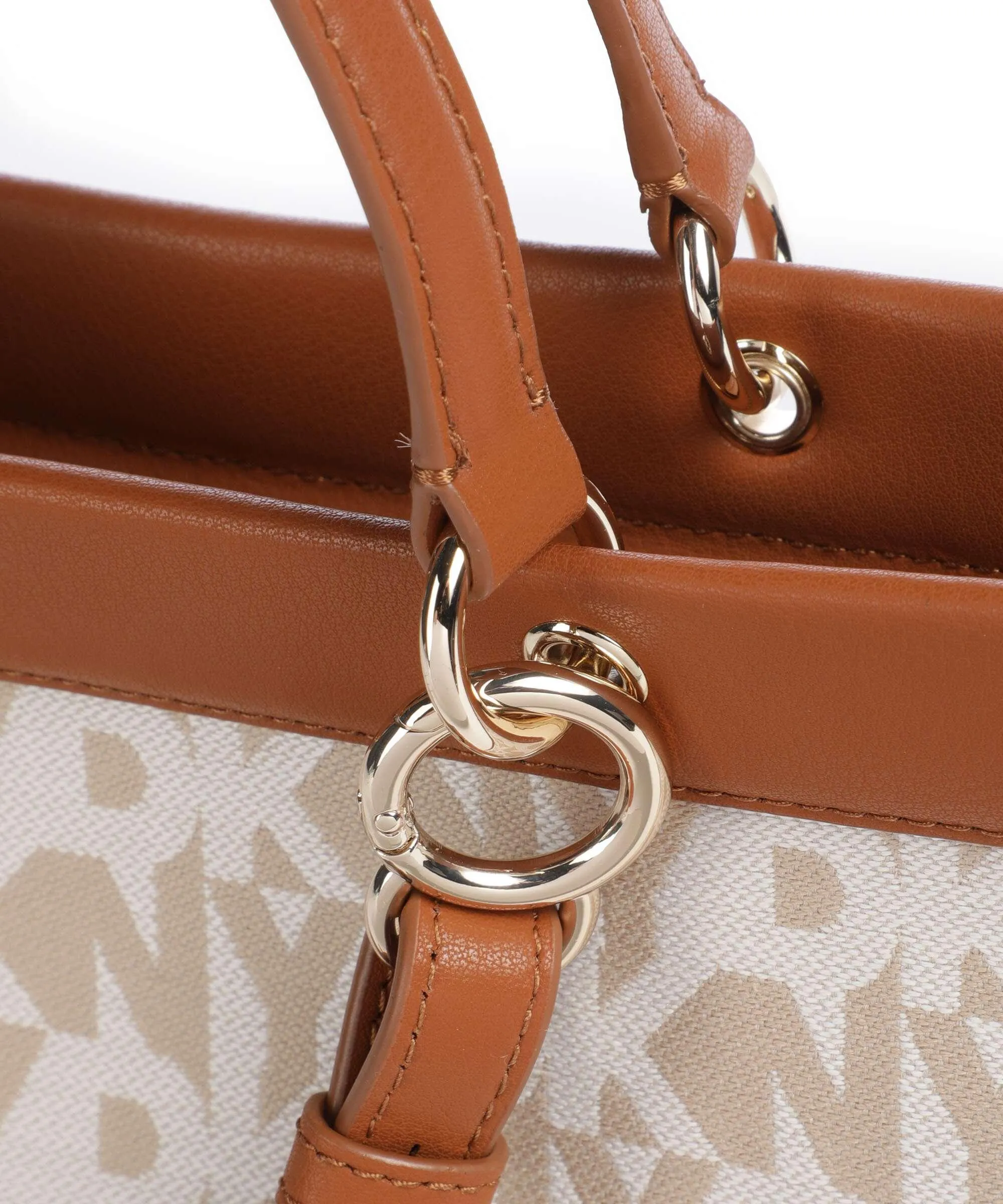  DKNY Gramercy Borsa a mano poliestere marrone/beige  