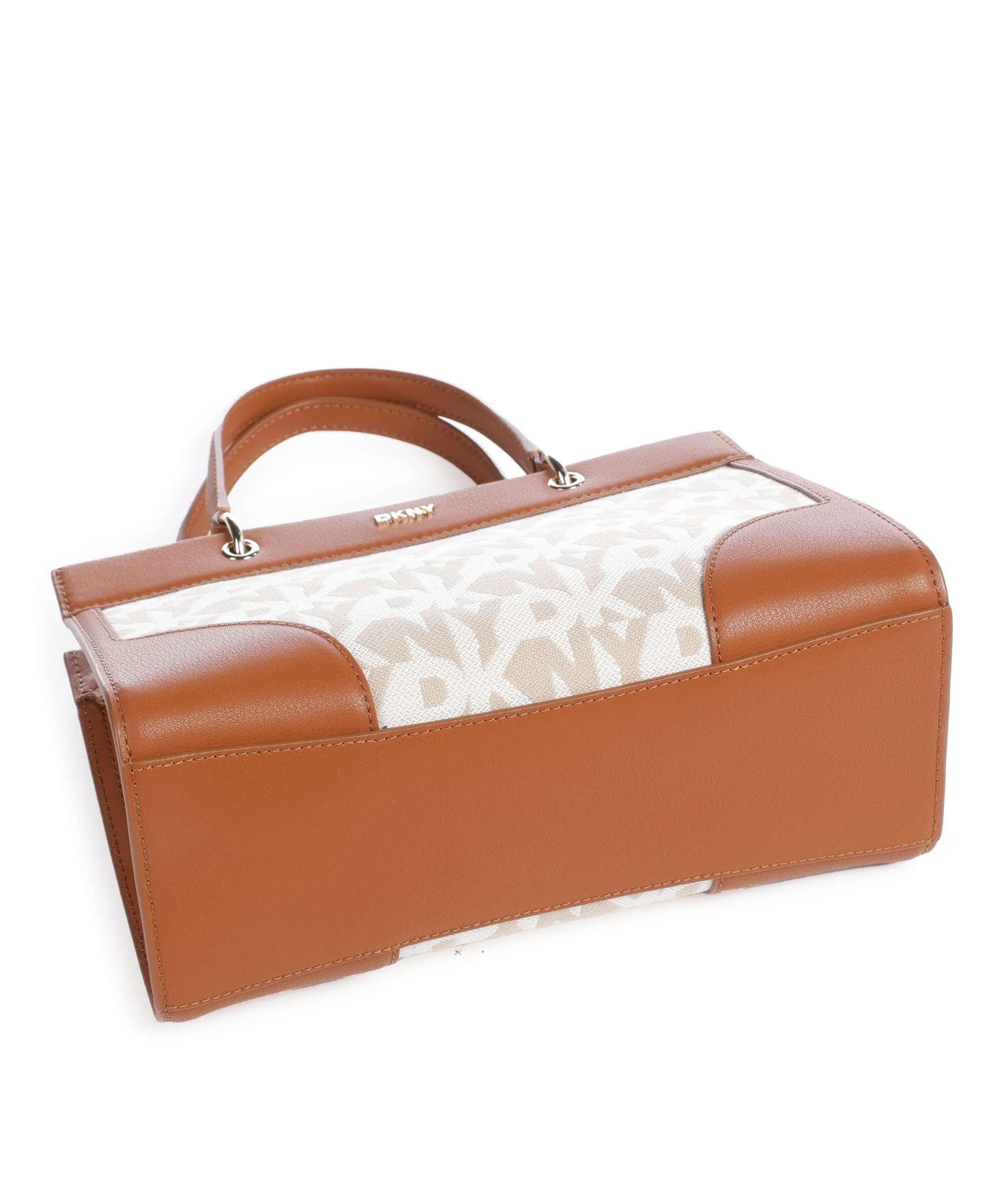  DKNY Gramercy Borsa a mano poliestere marrone/beige  