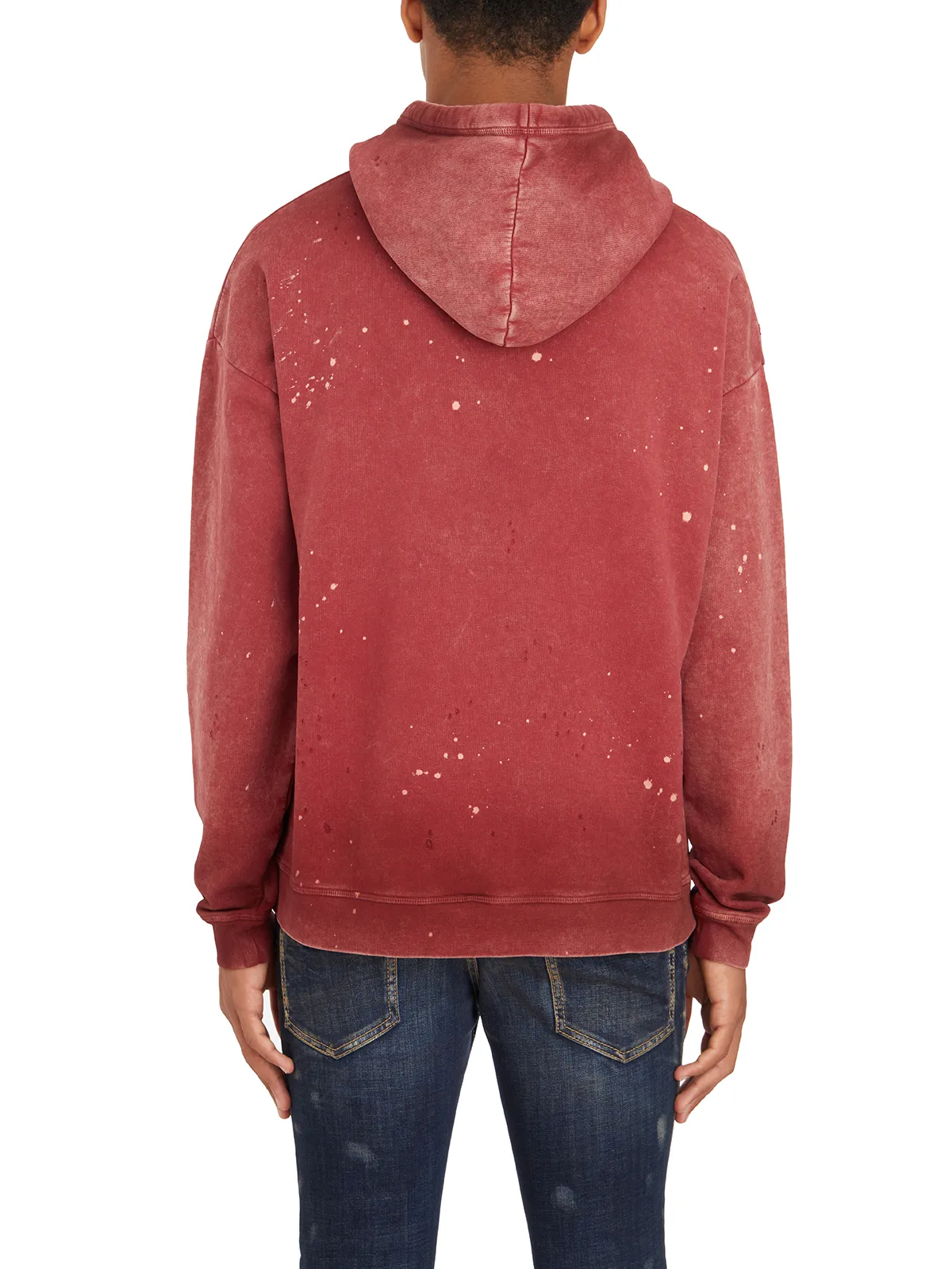 DSQUARED  FELPA CON CAPPUCCIO IN COTONE 