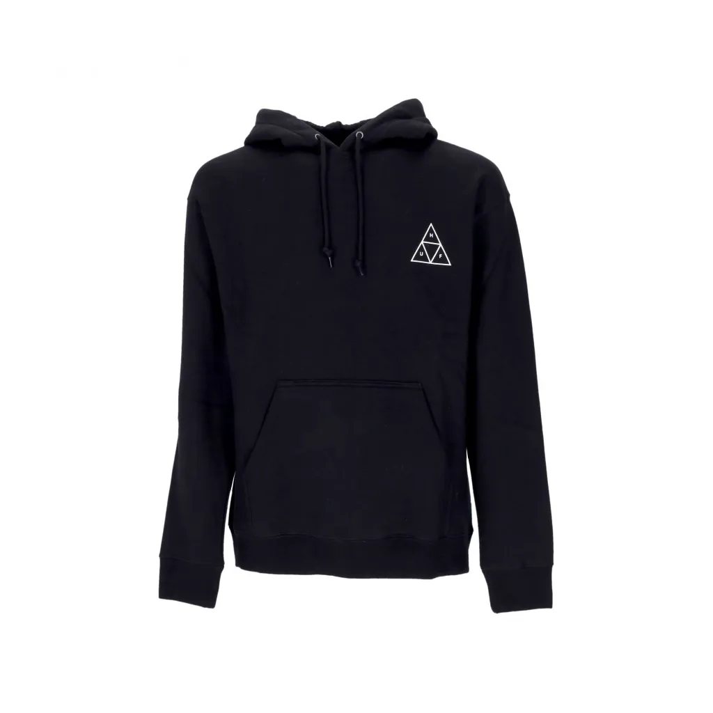 felpa cappuccio uomo essentials tt p/o hoodie BLACK