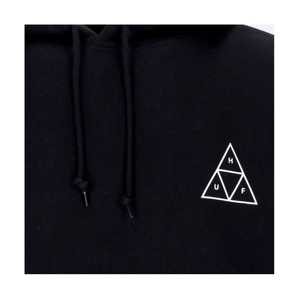 felpa cappuccio uomo essentials tt p/o hoodie BLACK