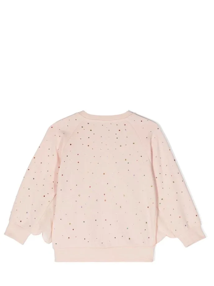 Felpa con strass