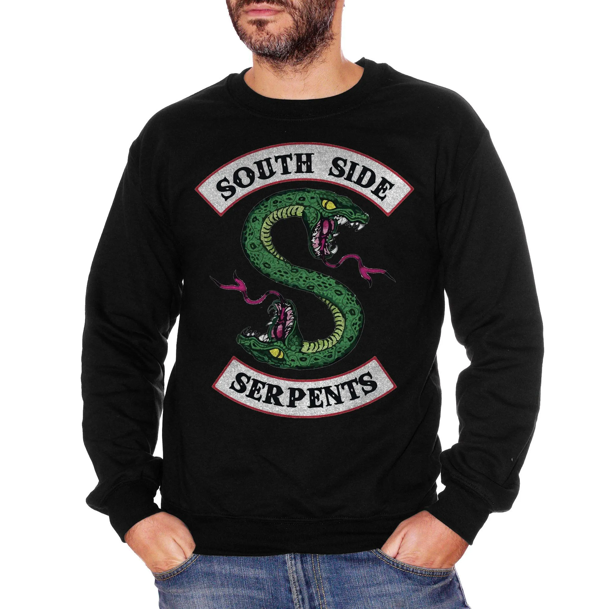 Felpa Girocollo Riverdale-South-Side-Serpents - FILM