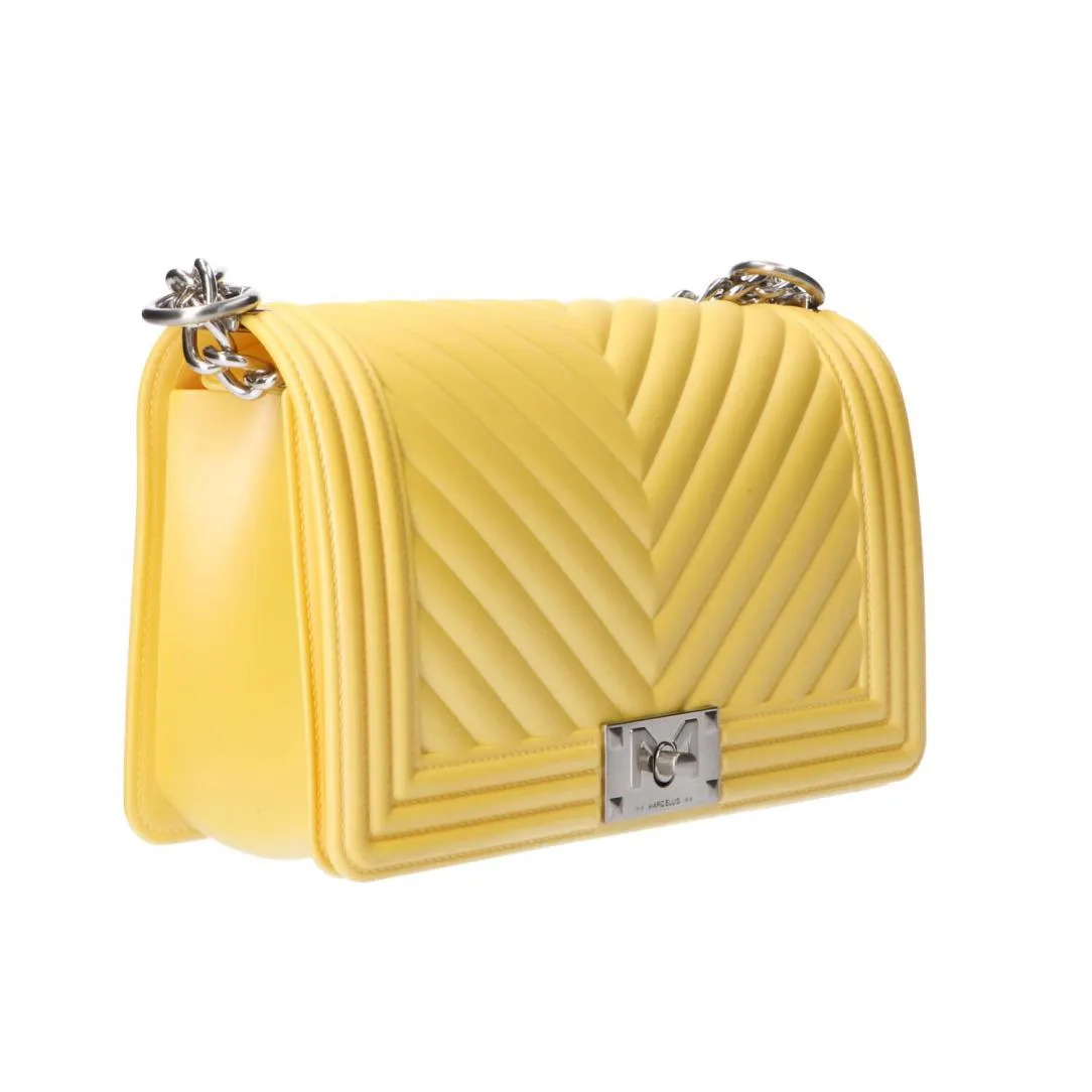 Flat S mahnattan bag mini Gialle
