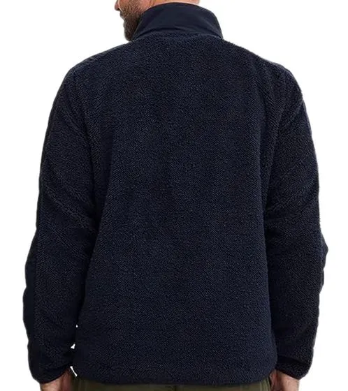 FQ1924 Felix giacca in pile da uomo con taschino sul petto e colletto alla coreana 21900465-ME nera o blu
