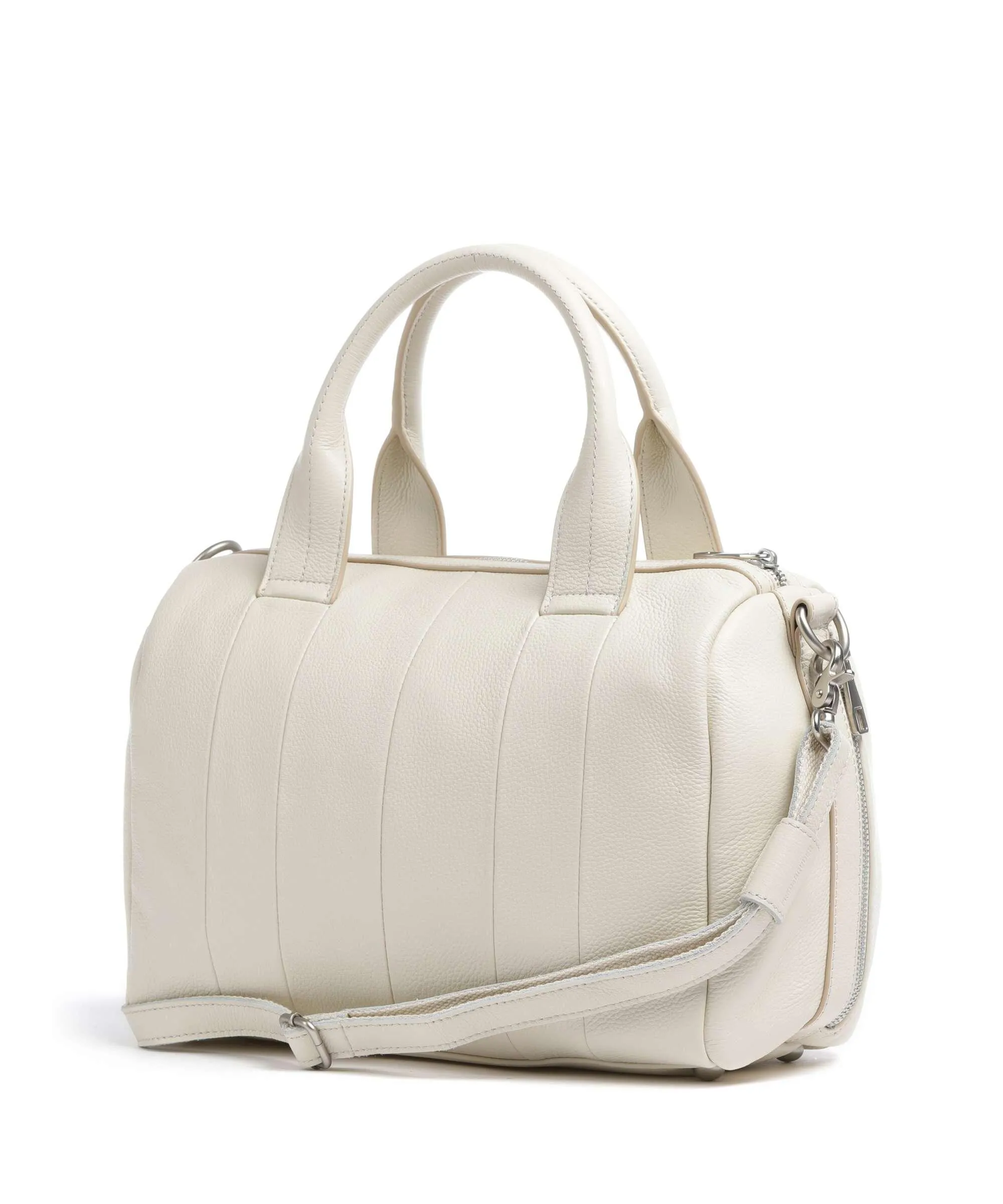  FredsBruder Feeling Good L Borsa a mano pelle granulata avorio  