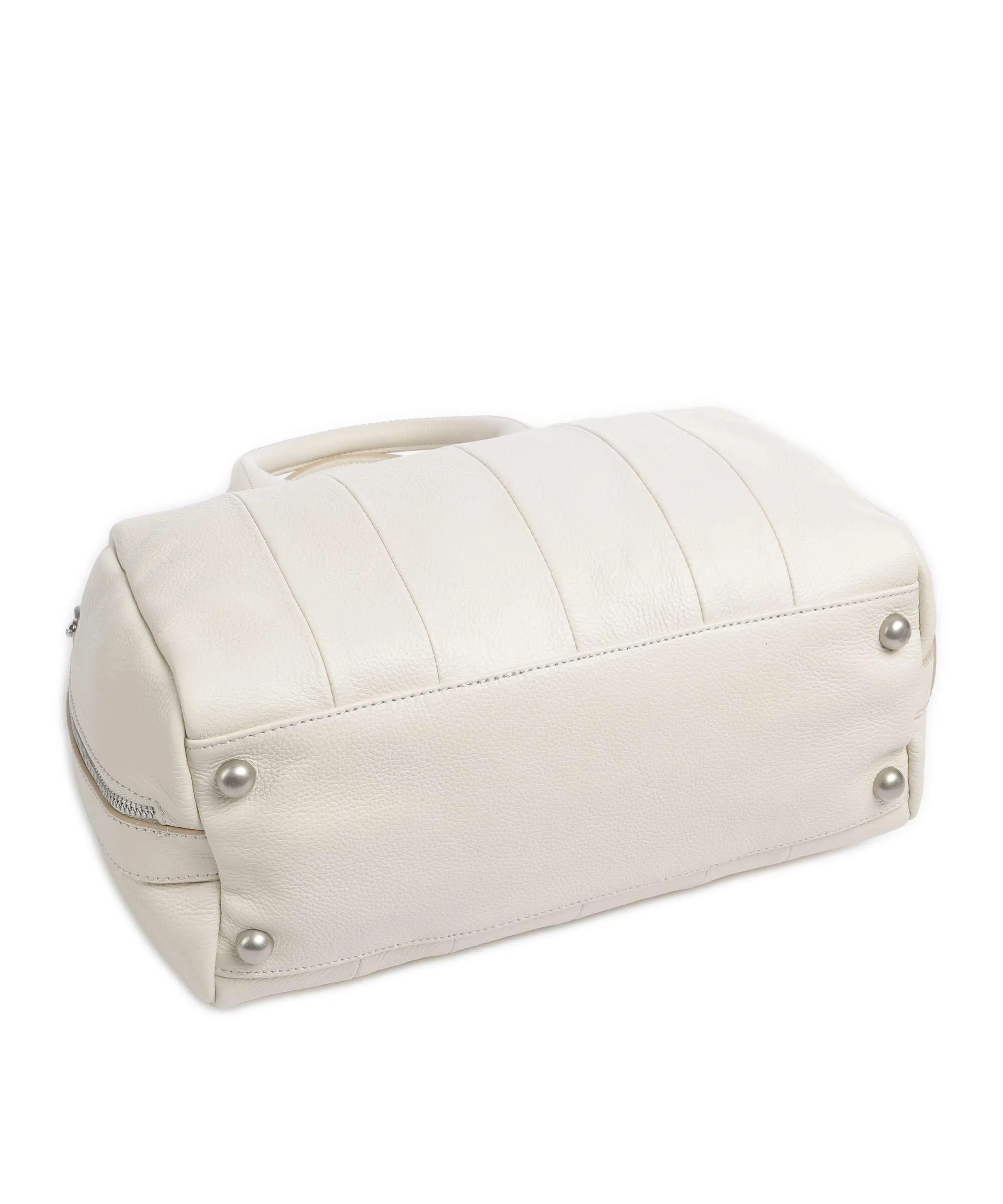  FredsBruder Feeling Good L Borsa a mano pelle granulata avorio  